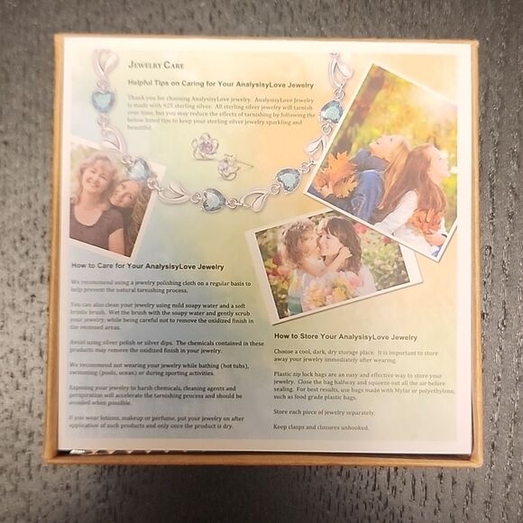 AnalysisyLove STERLING SILVER Ladybug detail Bracelet Exquisite Jewelry - Picture 4 of 6